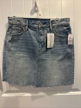 Old Navy Light Blue Denim Mini Skirt